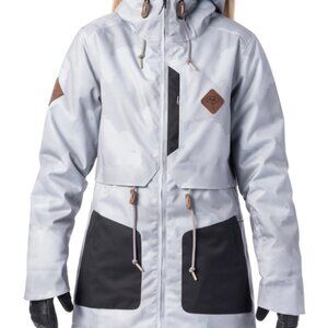 Rip Curl Amity Womens Jacket Deep Claret Size XS Color Grey